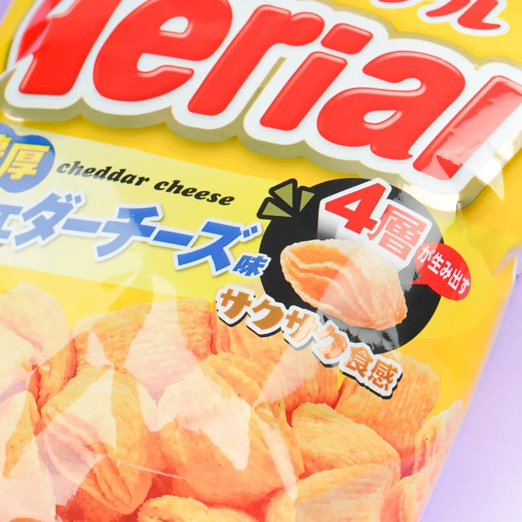 Aerial Corn Snacks - Rich Cheddar Cheese