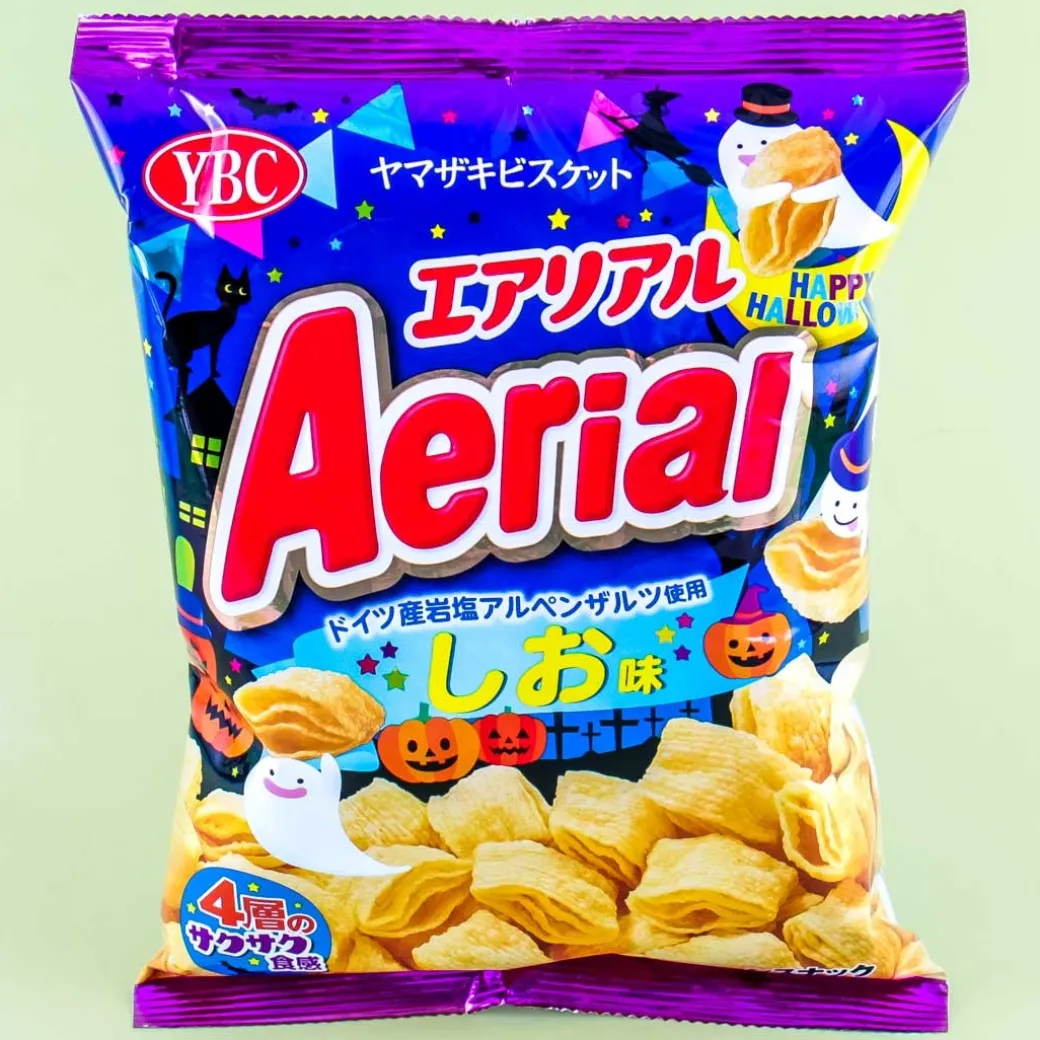 Aerial Halloween Corn Snacks - Salt