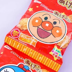 Anpanman Rice Crackers Mini Pack - Soy Sauce - 4 pcs