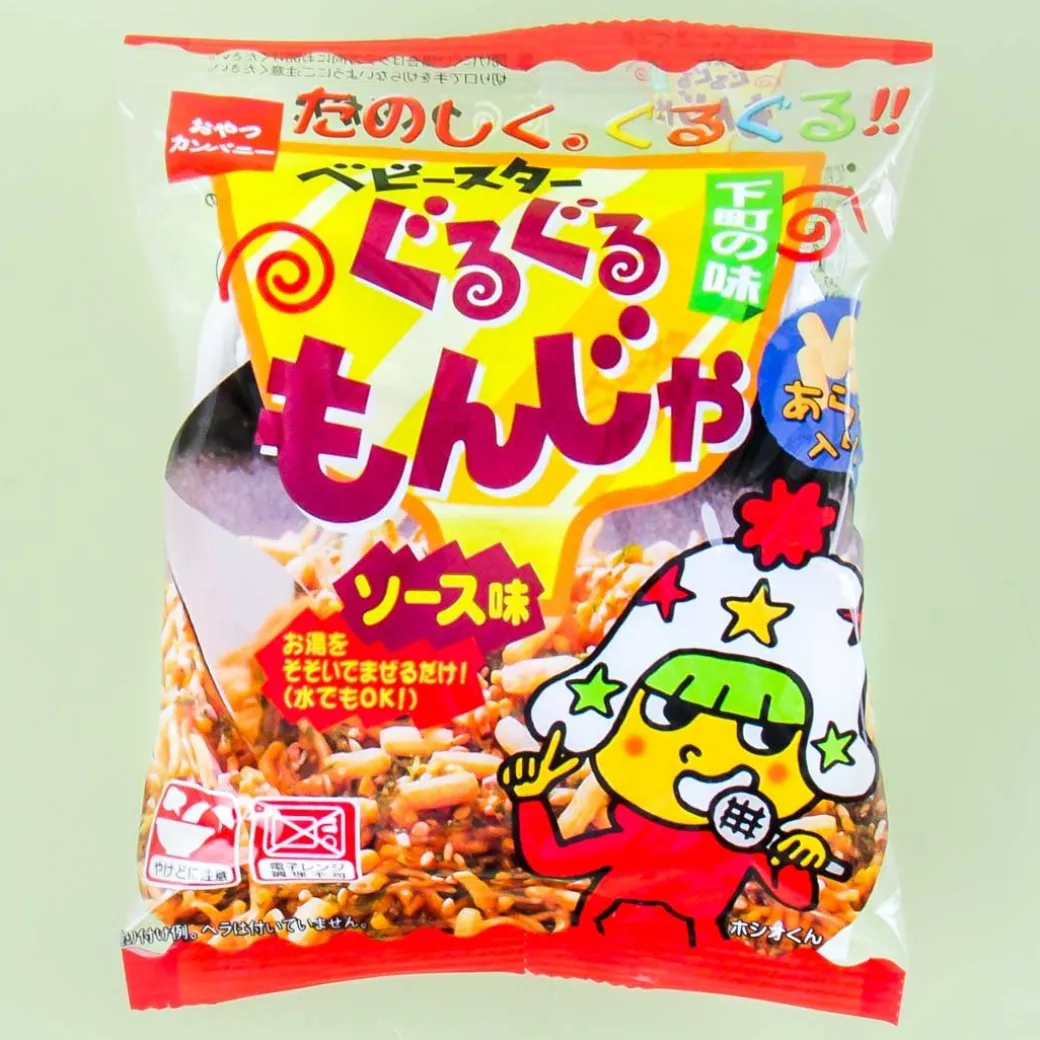 Baby Star Guru-Guru Monja Sauce Ramen Snacks