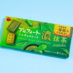 Bourbon Alfort Mini Chocolate Biscuits - Dark Matcha