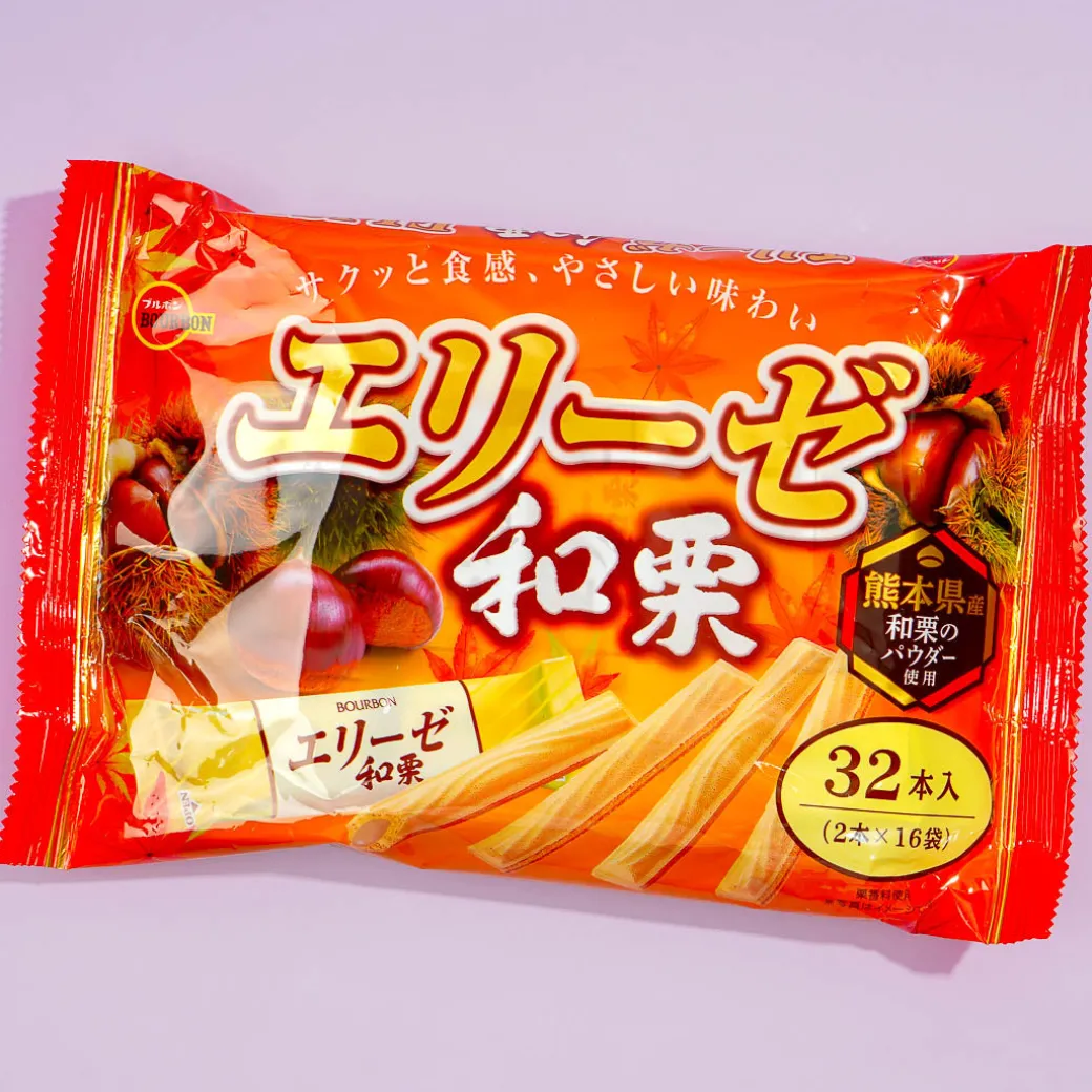 Bourbon Elise Wafer Sticks - Japanese Chestnut