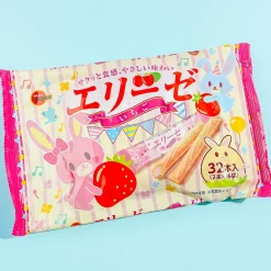 Bourbon Elise Wafer Sticks - Easter Bunny Strawberry