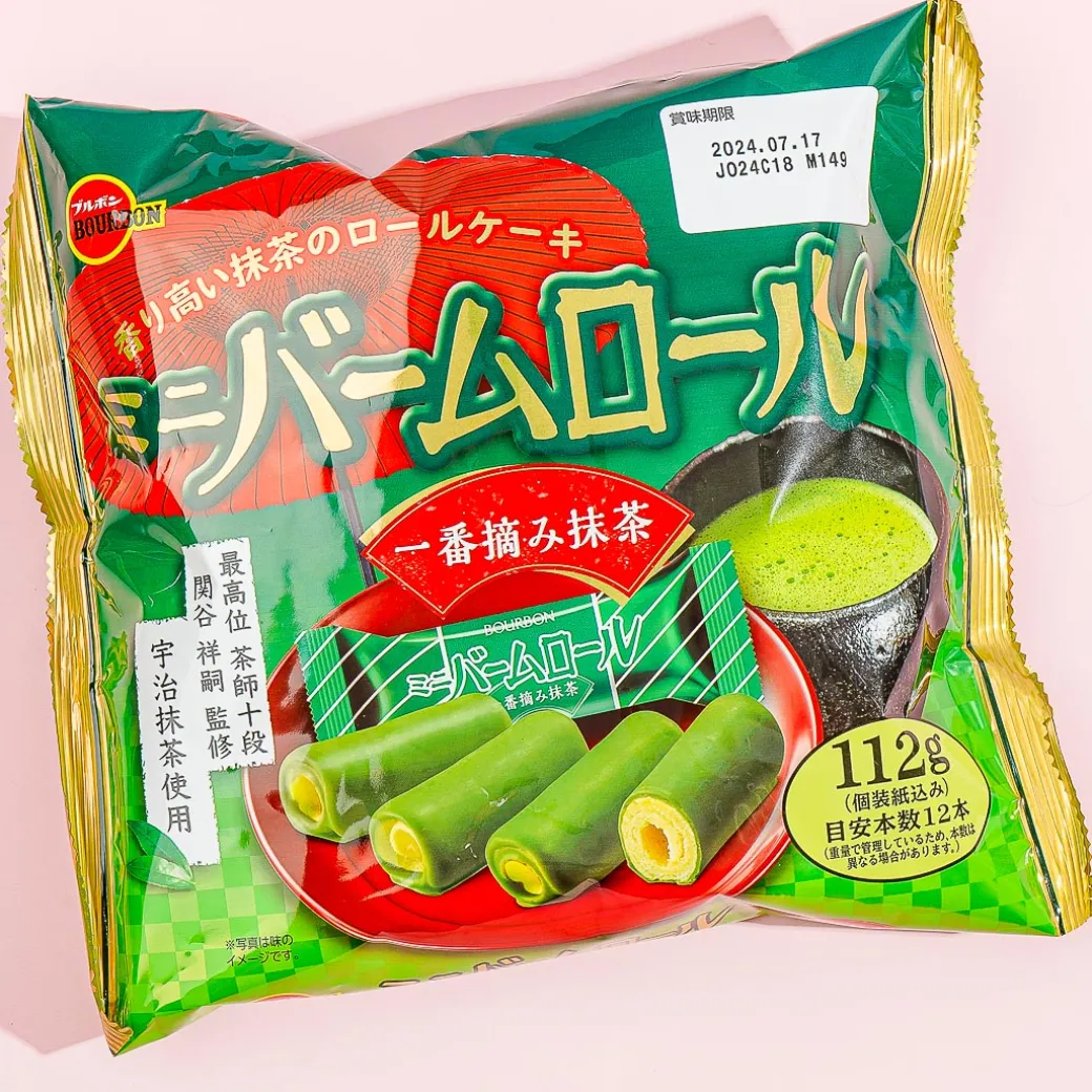 Bourbon Mini Balm Roll Snacks - First Pick Matcha
