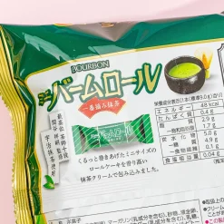 Bourbon Mini Balm Roll Snacks - First Pick Matcha