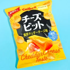 Calbee Cheese Bit Snacks - Cheddar Cheese