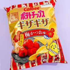 Calbee Potato Chips - Jagged Plum Bonito