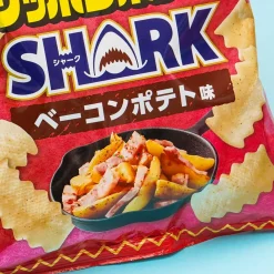Calbee Sapporo Potato SHARK Chips - Bacon