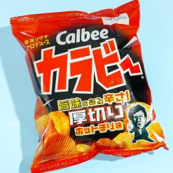 Calbee Thick Sliced Potato Chips - Hot Chili