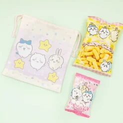 Chiikawa Kinchaku Drawstring Snack Bag
