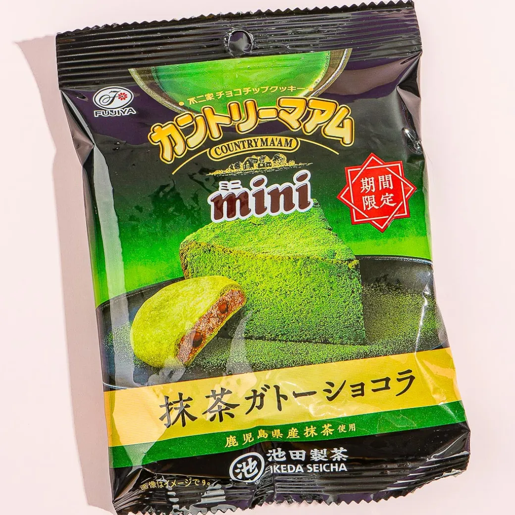 Country Ma'am Mini Cookies - Matcha Gateau Chocolat