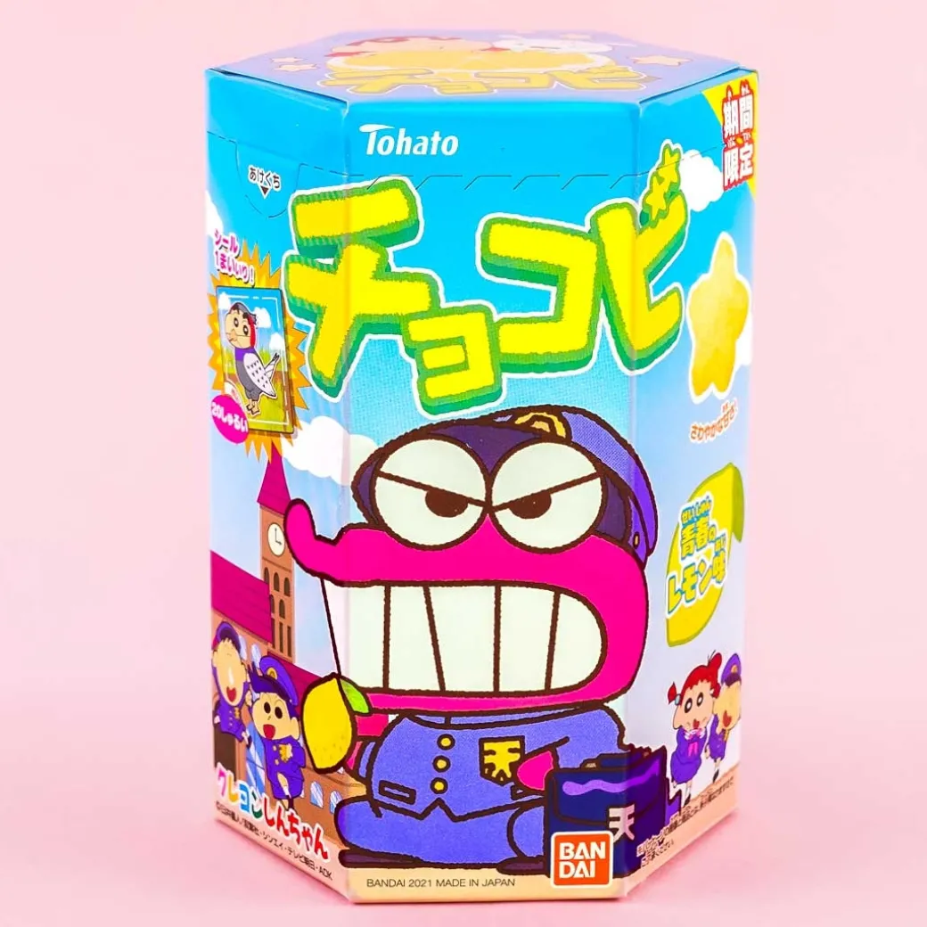 Crayon Shin-chan Chocobi Corn Snacks - Lemon