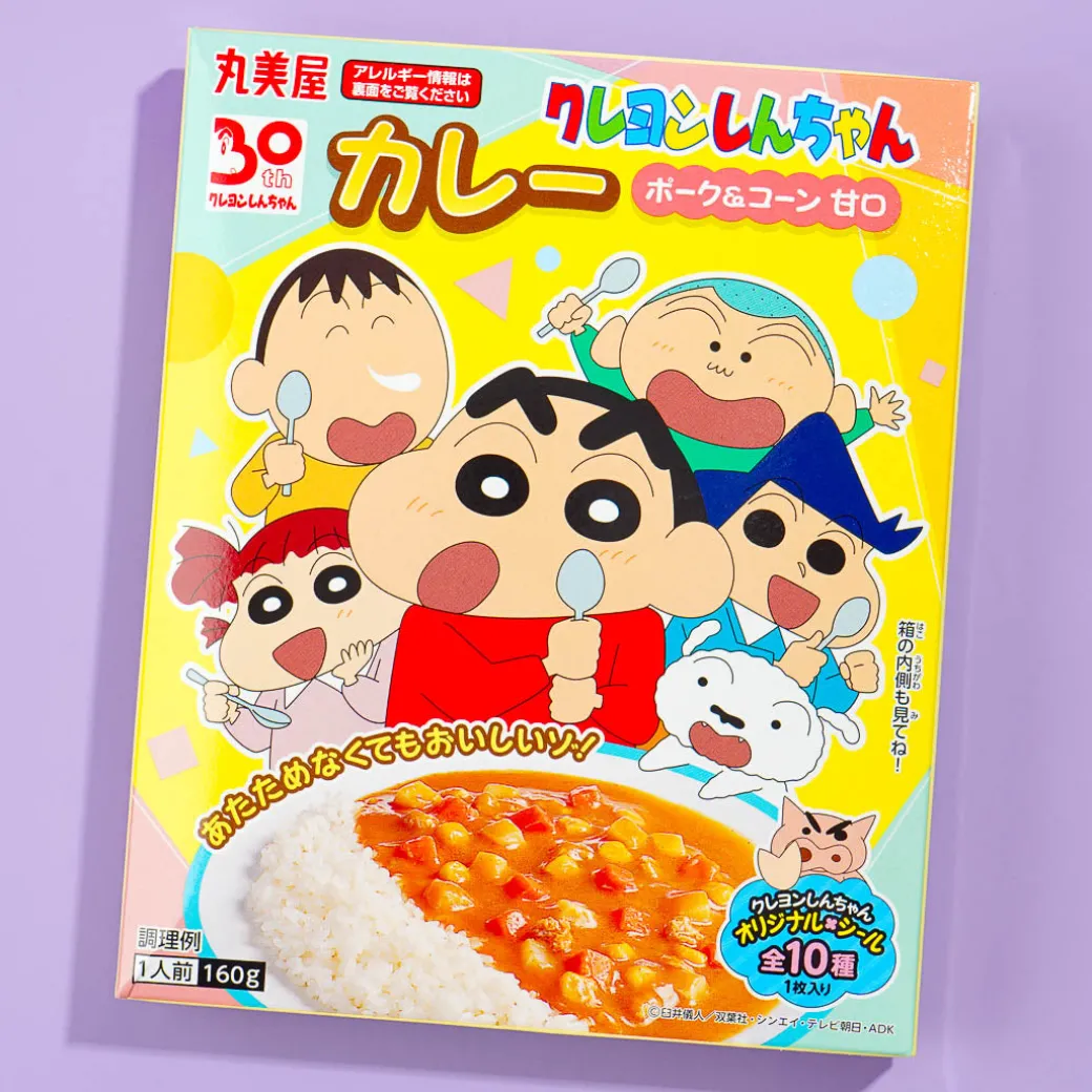 Crayon Shin-Chan Instant Pork & Sweet Corn Curry
