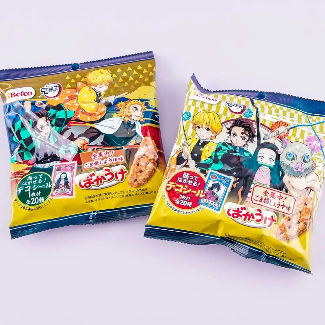 Demon Slayer Bakauke Rice Crackers - Sesame & Soy Sauce