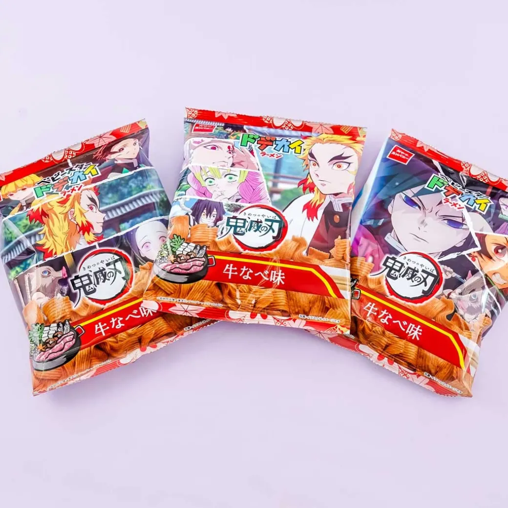 Demon Slayer Beef Pan Dodekai Ramen Snacks