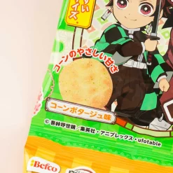 Demon Slayer Soft Rice Crackers Snack Set - Corn Potage - 4 pcs