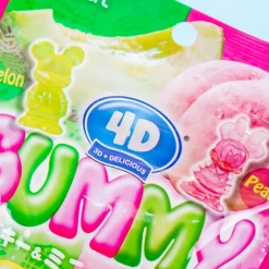 Disney Character 4D Gummy Candy - Melon & Peach