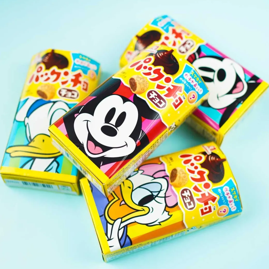 Disney Characters Pakkuncho Chocolate-Filled Biscuits