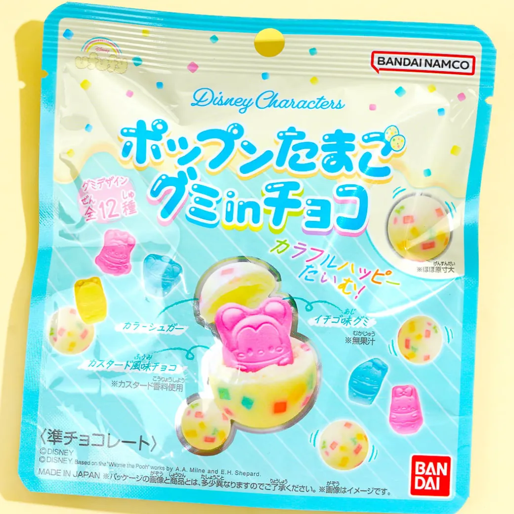Disney Characters Pop'n Egg Gummy in Chocolate