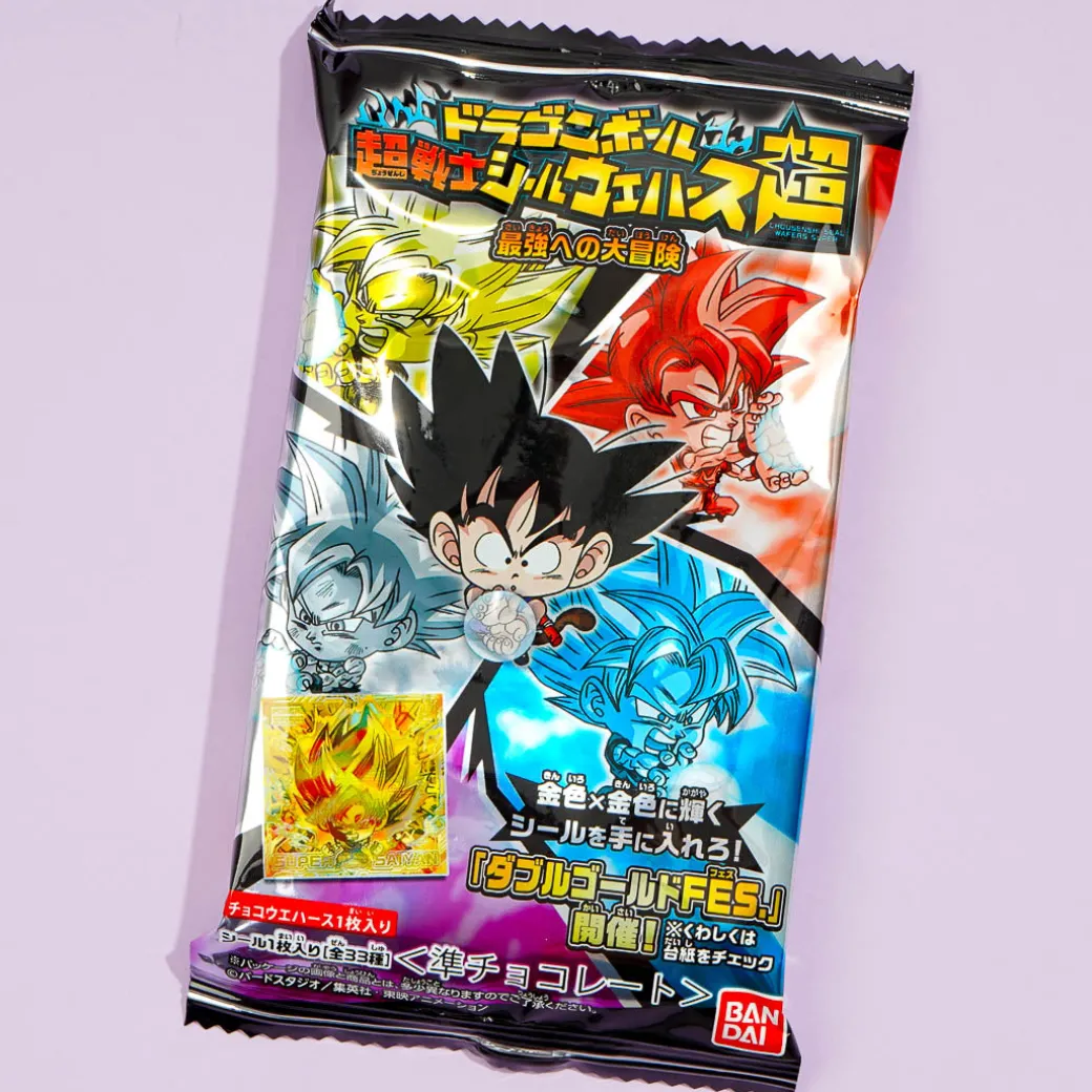 Dragon Ball Super Warrior Wafer With Sticker