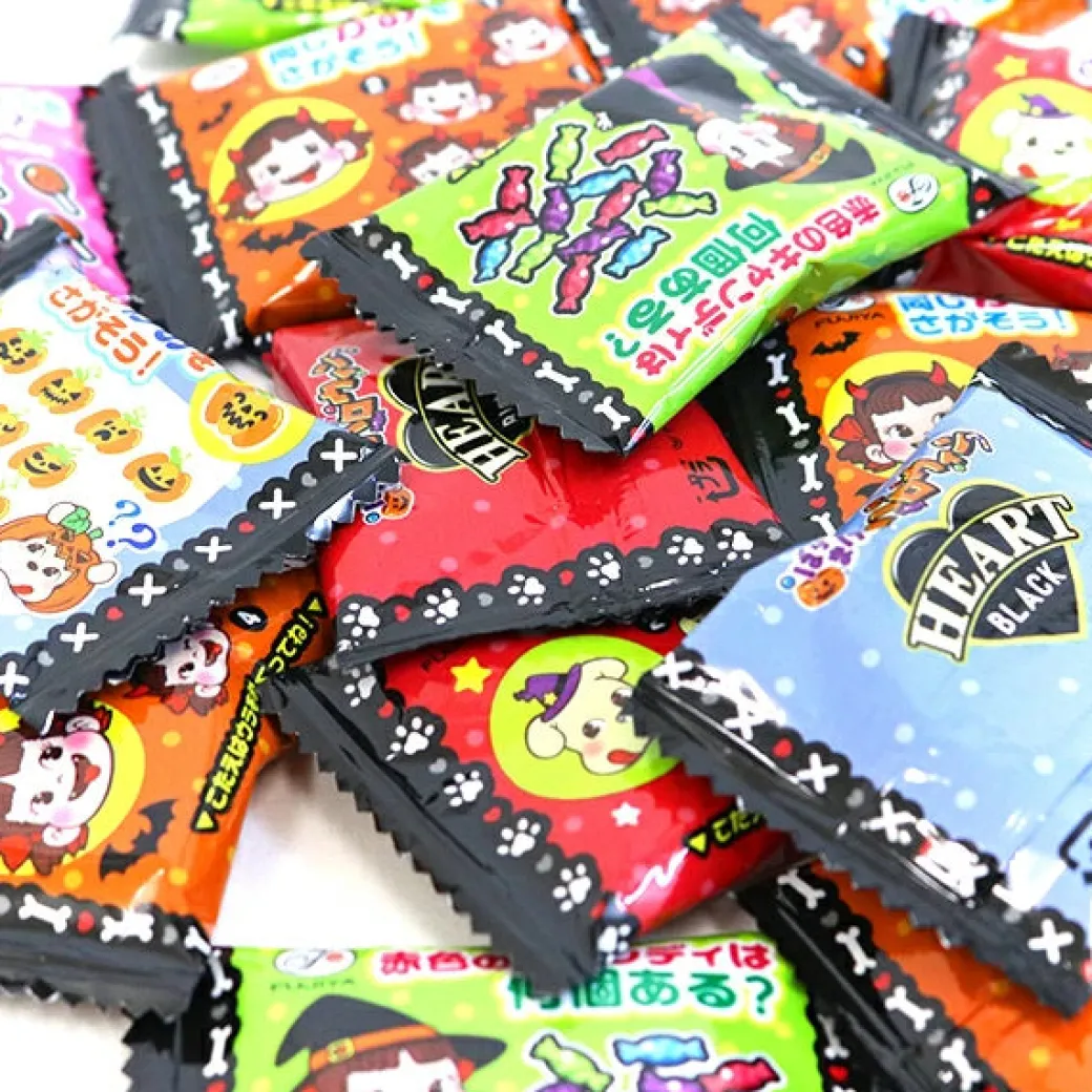 Fujiya Halloween Peko-Chan Black Heart Chocolates