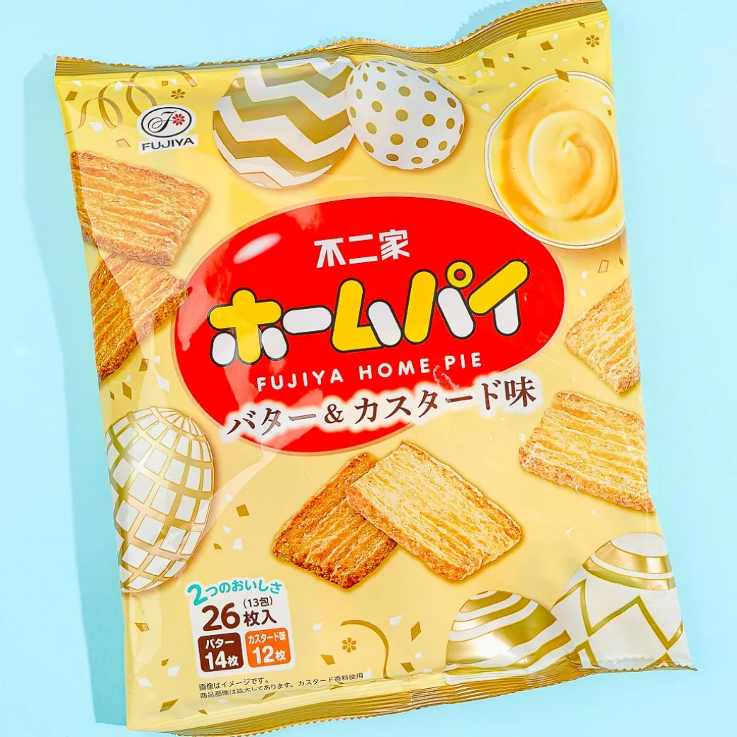 Fujiya Home Pie Snacks - Butter & Custard