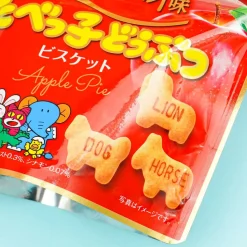 Ginbis Mini Tabekko Animal Biscuits - Apple Pie