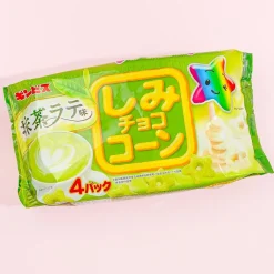Ginbis Shimi Corn Stars - Matcha Latte