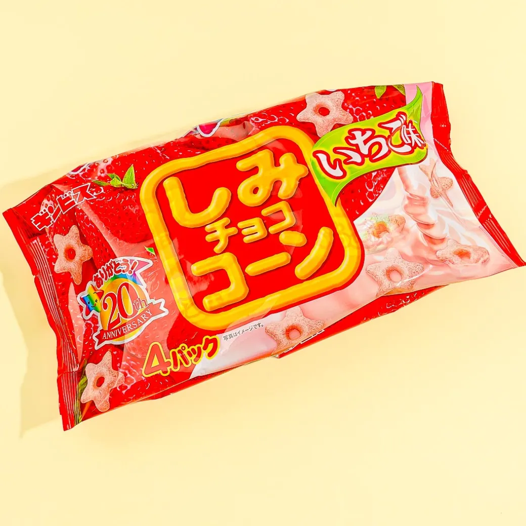 Ginbis Shimi Corn Stars Pack - Strawberry