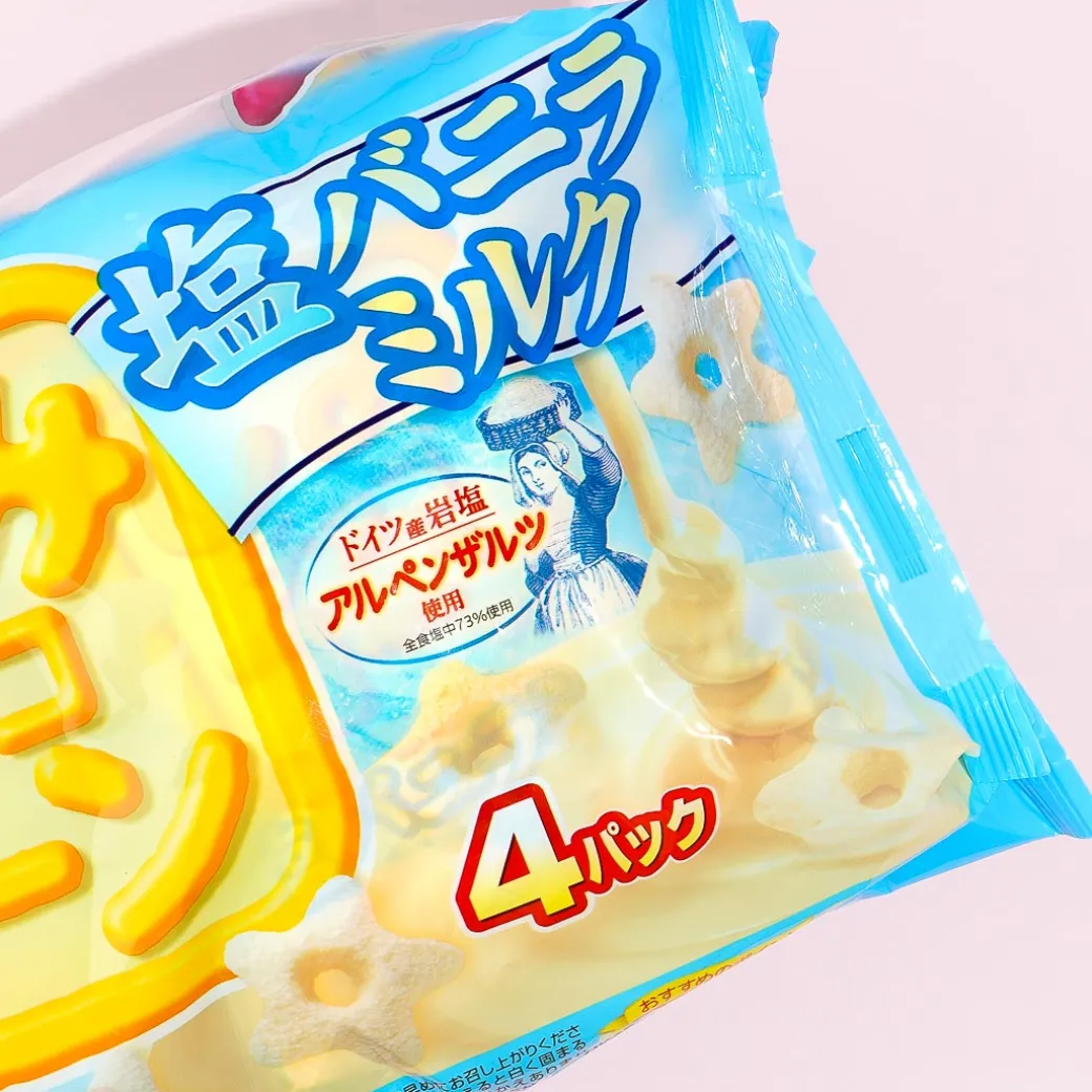 Ginbis Shimi Corn Stars Pack - Salty Vanilla Milk