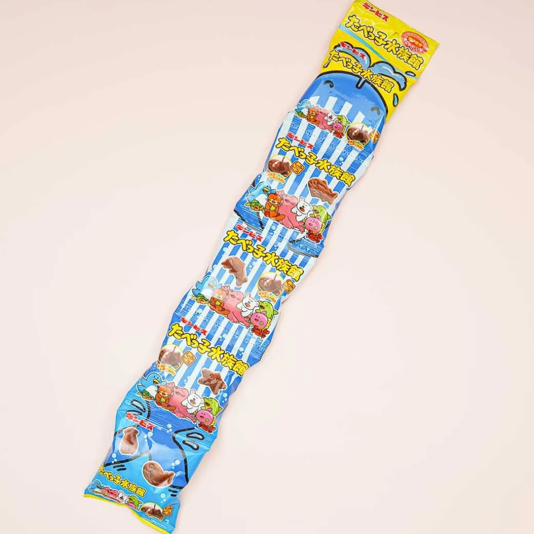 Ginbis Tabekko Sea Animal Chocolate Biscuit Set - 5 pcs