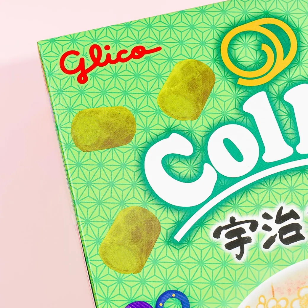 Glico Collon Biscuit Roll Box - Uji Matcha