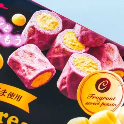 Glico Cream Collon Biscuit Rolls - Satsumaimo