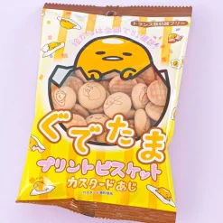 Gudetama Character Biscuits - Custard