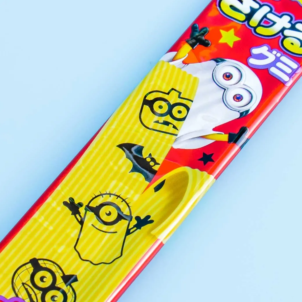 Halloween Minions Long Sakeru Peeling Gummy - Lemon