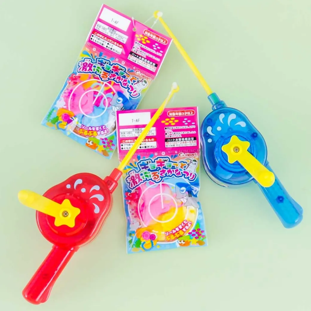 Heart Fishing Rod Toy & Gum Set