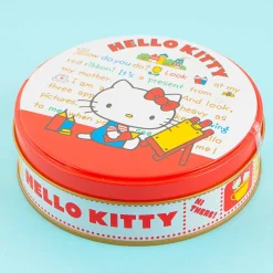 Hello Kitty Round Chocolate Tin Can