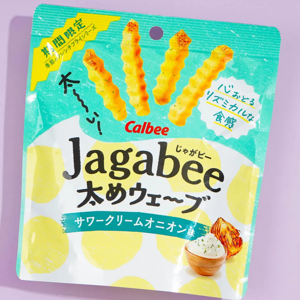 Jagabee Thick Wave Potato Sticks - Sour Cream
