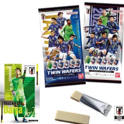 Japan National Soccer Team Twin Wafers With Card