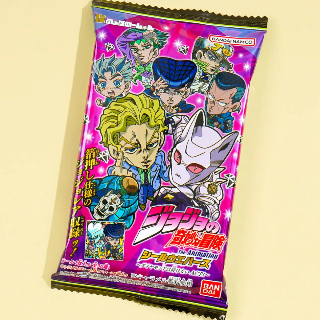 JoJo's Bizarre Adventure Wafer With Sticker