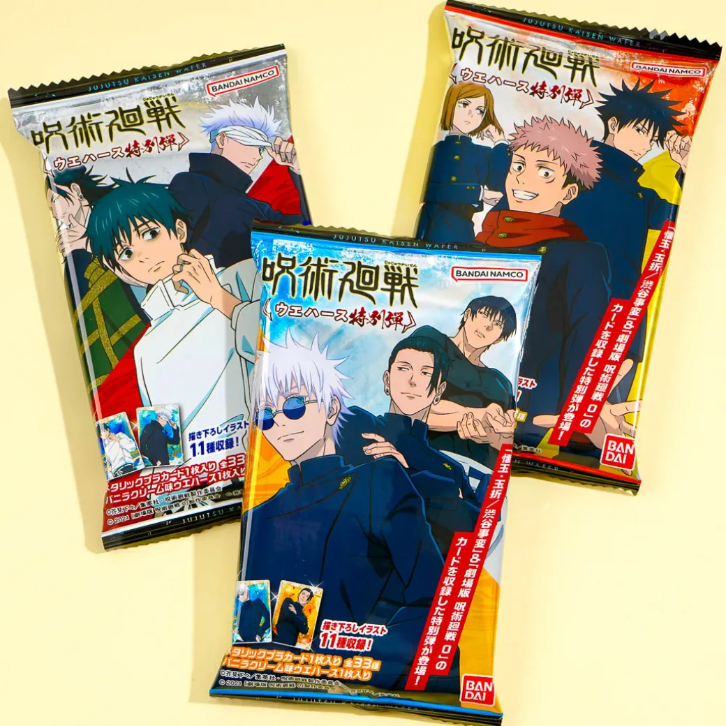 Jujutsu Kaisen Special Bullet Vanilla Wafer With Card