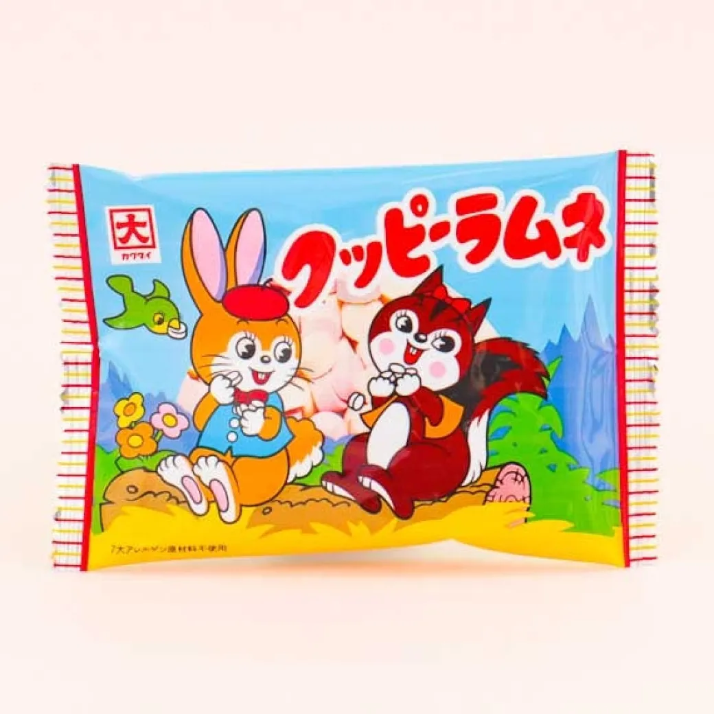 Kakudai Kuppy Ramune Candy - Ramune & Grape