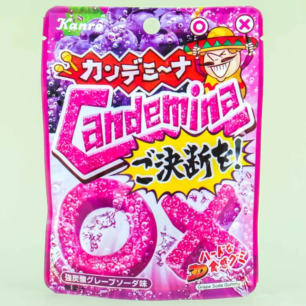 Kanro Candemina Sour Candy - Grape Soda