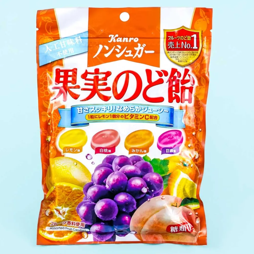 Kanro Sugar-Free Fruit Throat Candy