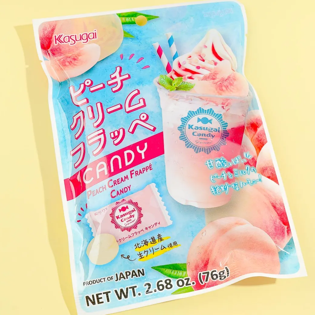 Kasugai Peach Cream Frappe Candy