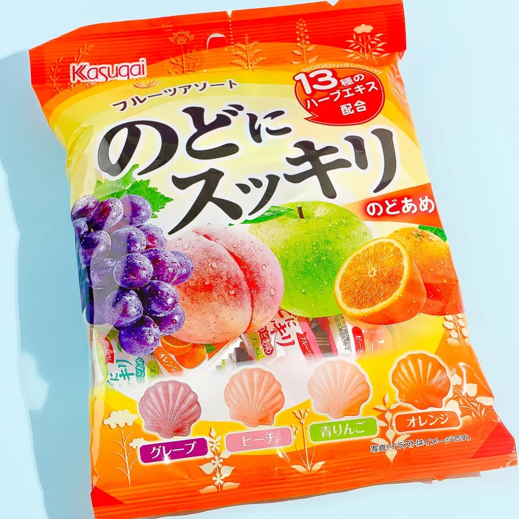 Kasugai Refreshing Throat Candy - Fruit Assortment