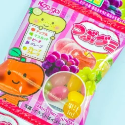 Kasugai Tsubu Fruit Mix Gummy Candy Set - 5 pcs