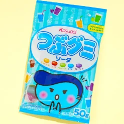 Kasugai Tsubu Gummy Candy - Assorted Soda