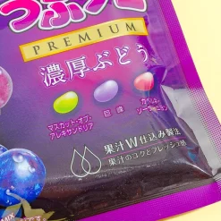 Kasugai Tsubu Premium Gummy Candy - Rich Grapes