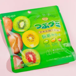 Kasugai Tsubu Premium Gummy Candy - Rich Kiwi